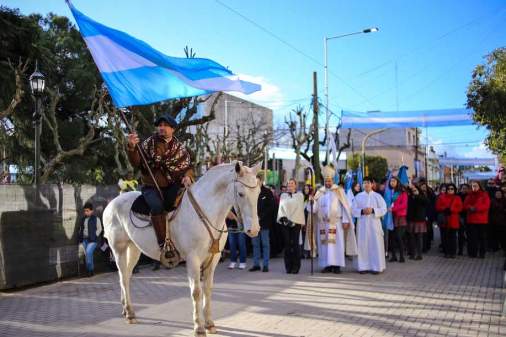 Se realizó la habitual peregrinación para conmemorar el día de la virgen Del Carmen