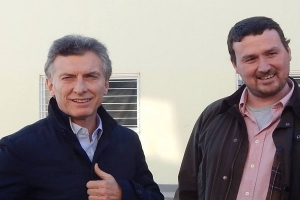 Mauricio Macri y Santiago Mac Goey. 