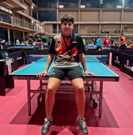 Luca Muller clasificó al Argentino 2026 de Tenis de Mesa