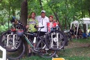 La experiencia del &quot;Hombre Bicicleta&quot; en Cañuelas