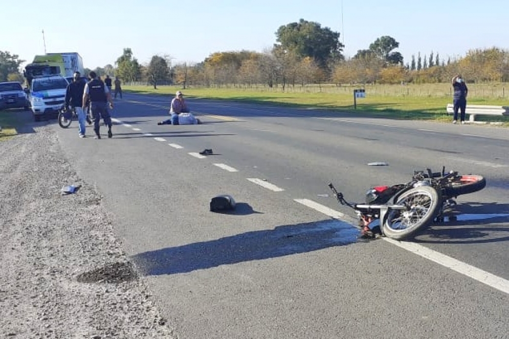 El siniestro se originó en Ruta 3 y Las Heras. 