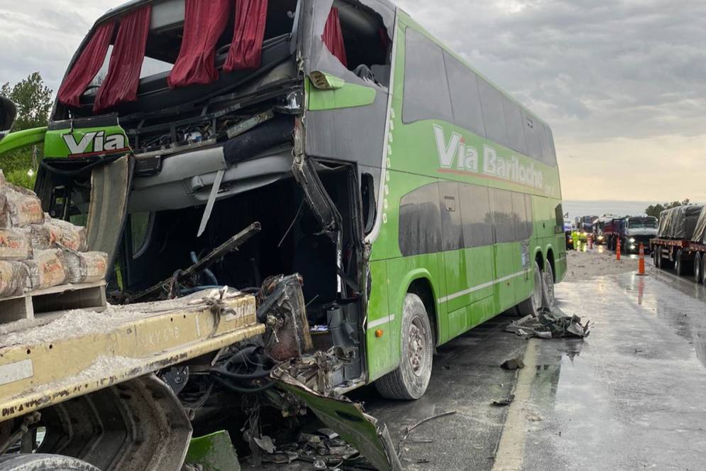 El ómnibus se dirigía a la terminal de Retiro. 