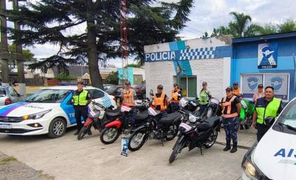 Operativo de Seguridad Vial: secuestros de motos, drogas y hasta una persecusión