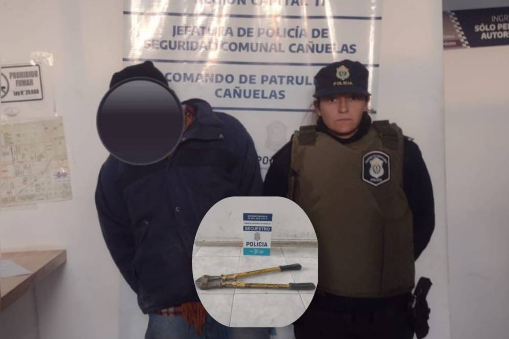 El implicado fue aprehendido por el Comando de Patrullas.