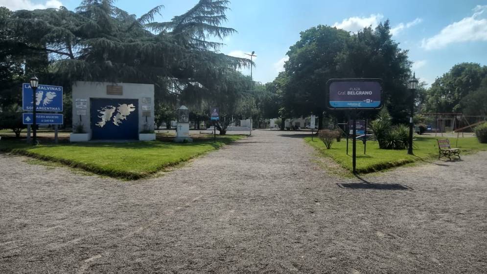 Hace unos años, en la Plaza Belgrano se produjeron incidentes.