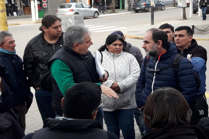 El sector de Daniel Suárez se convocó en la Plaza San Martín