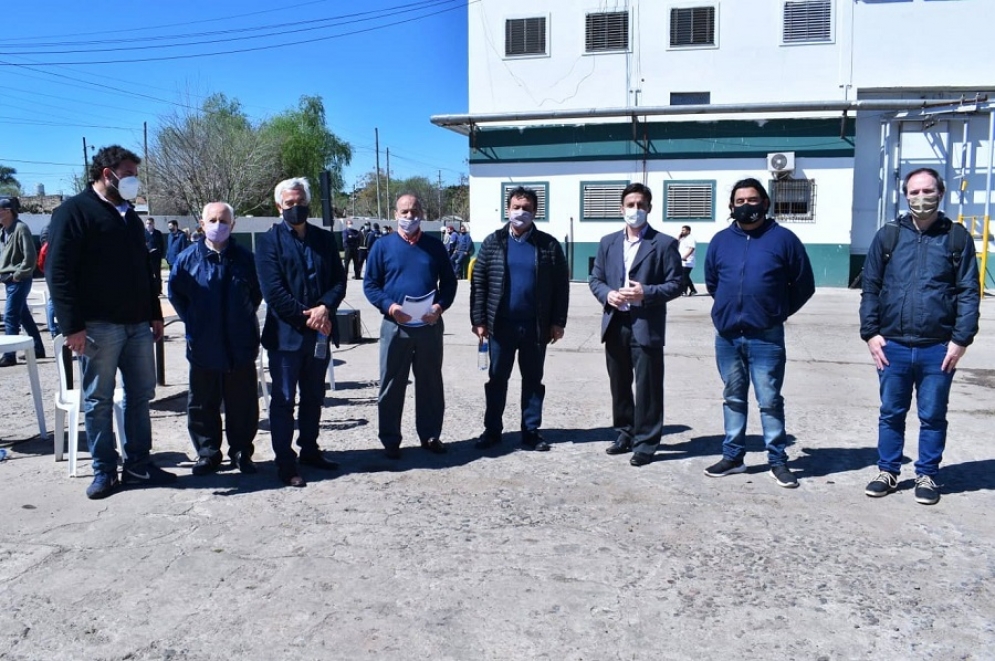 Lo organizó el sector de La Cámpora alineado al titular de PAMI, Cristian Aristegui. Ph: Fm Max.