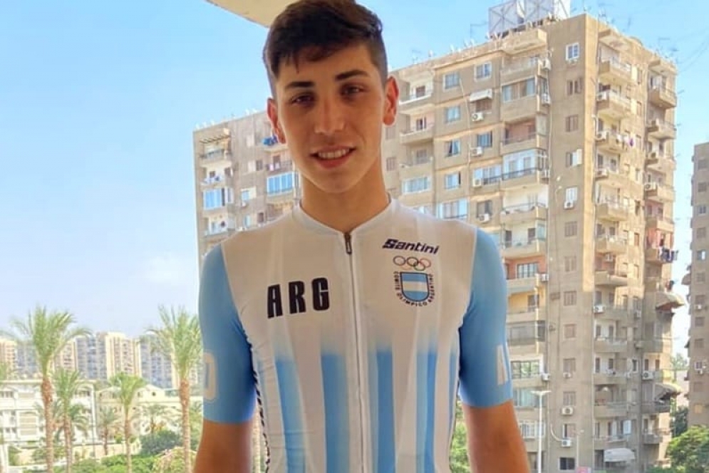 Salmón con el seleccionado argentino. 