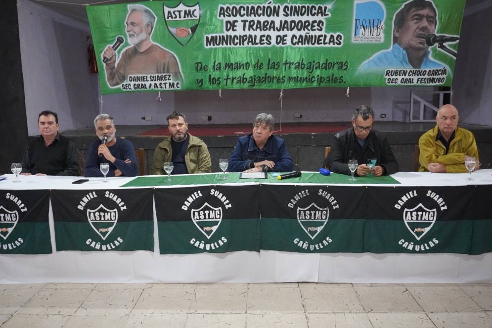 Todos los Municipales de la provincia se hicieron presente en Cañuelas.