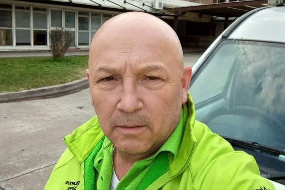 Carlos Fabián Britos no estaba vacunado.
