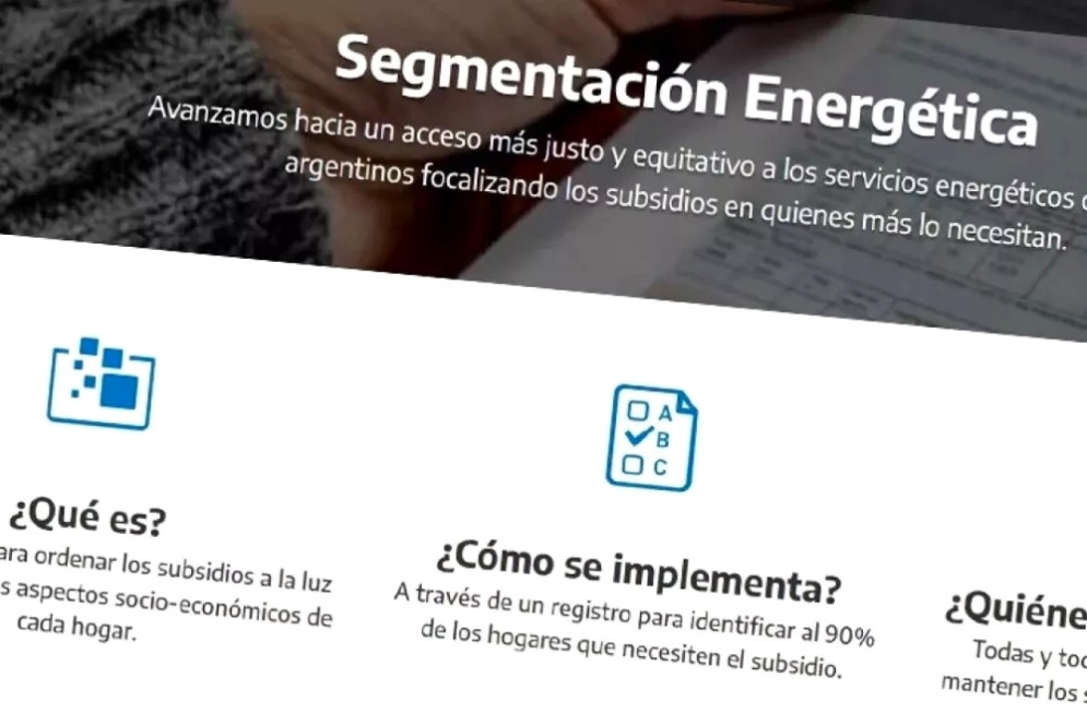 El procedimiento debe realizarse en la página de la Secretaría de Energía.