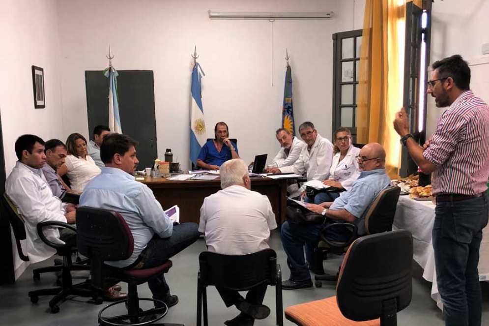 El Marzetti fue sede del encuentro de doctores y funcionarios de toda la región. 