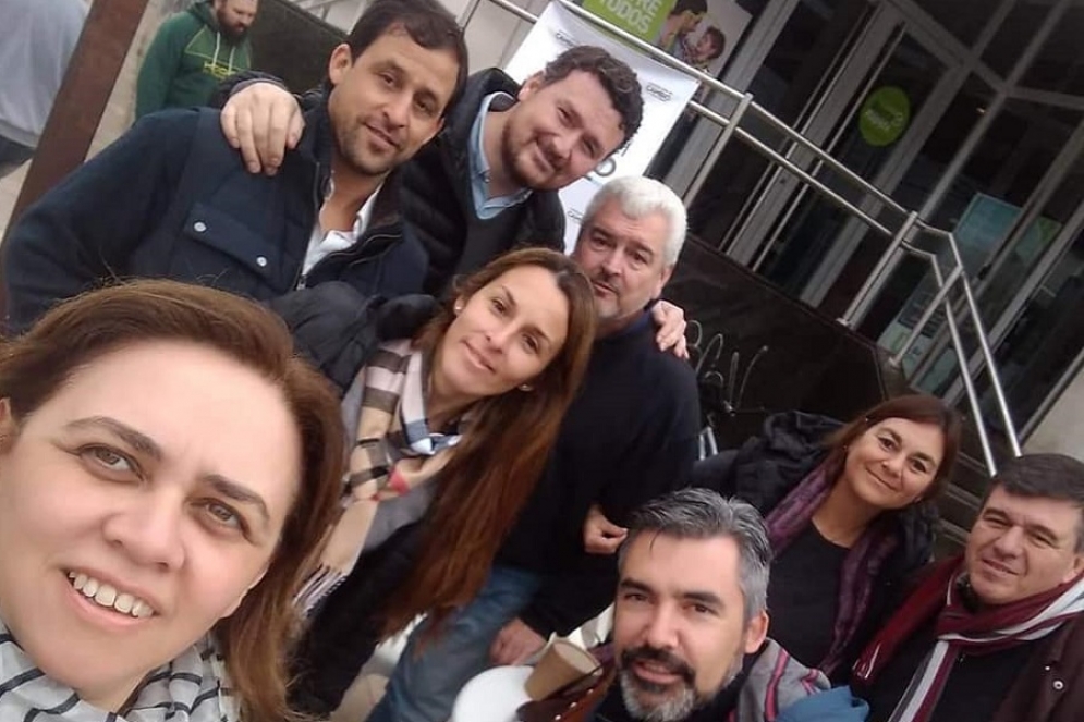 Otros tiempos, el PRO unido en plena campaña. 