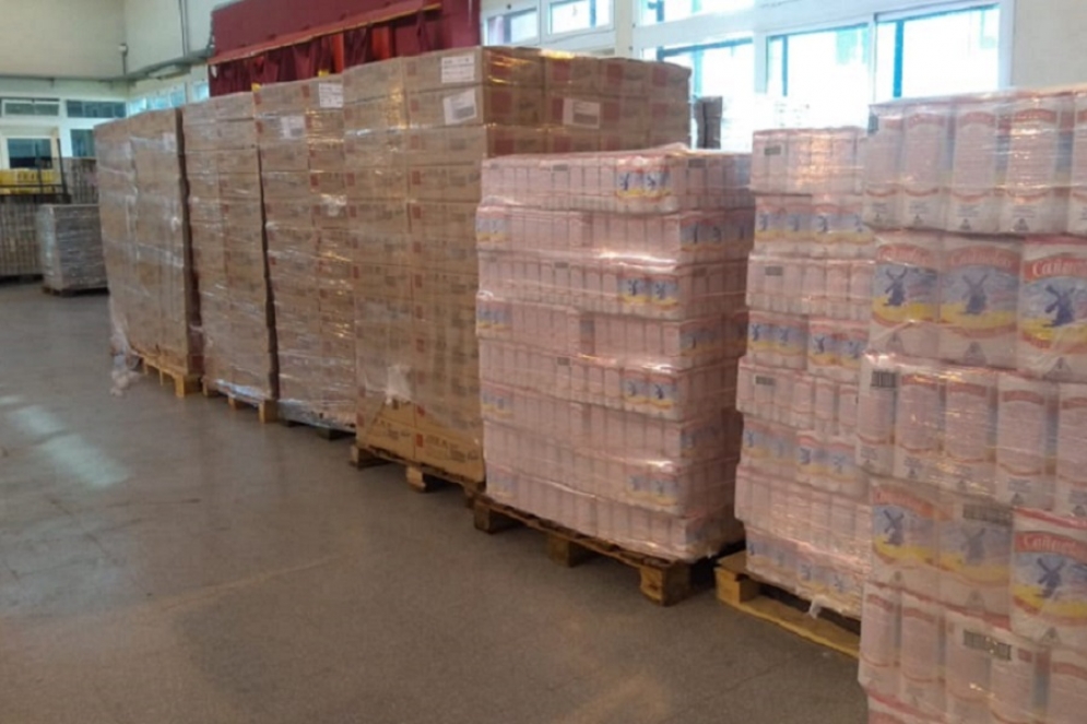 Desde el inicio de la cuarentena creció mas de un 100% la entrega de mercaderia en comedores escolares