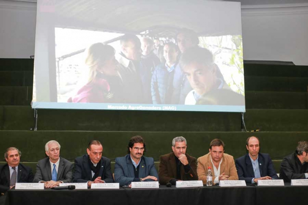 El panel en plena presentación.