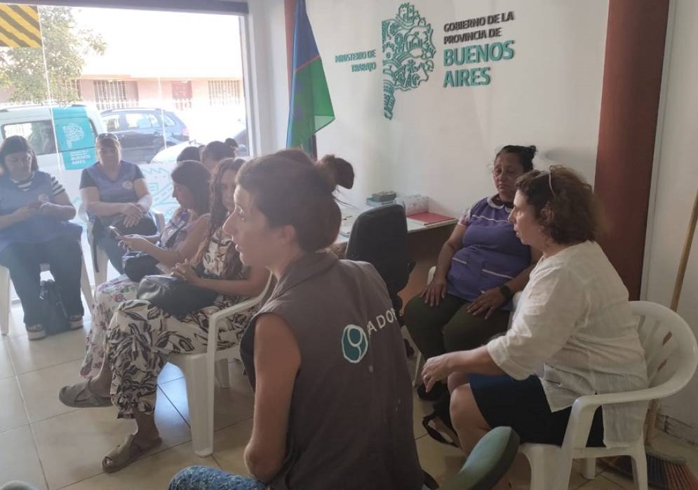 Hubo dos reuniones en la sede del Ministerio de Trabajo provincial que funciona en Cañuelas.