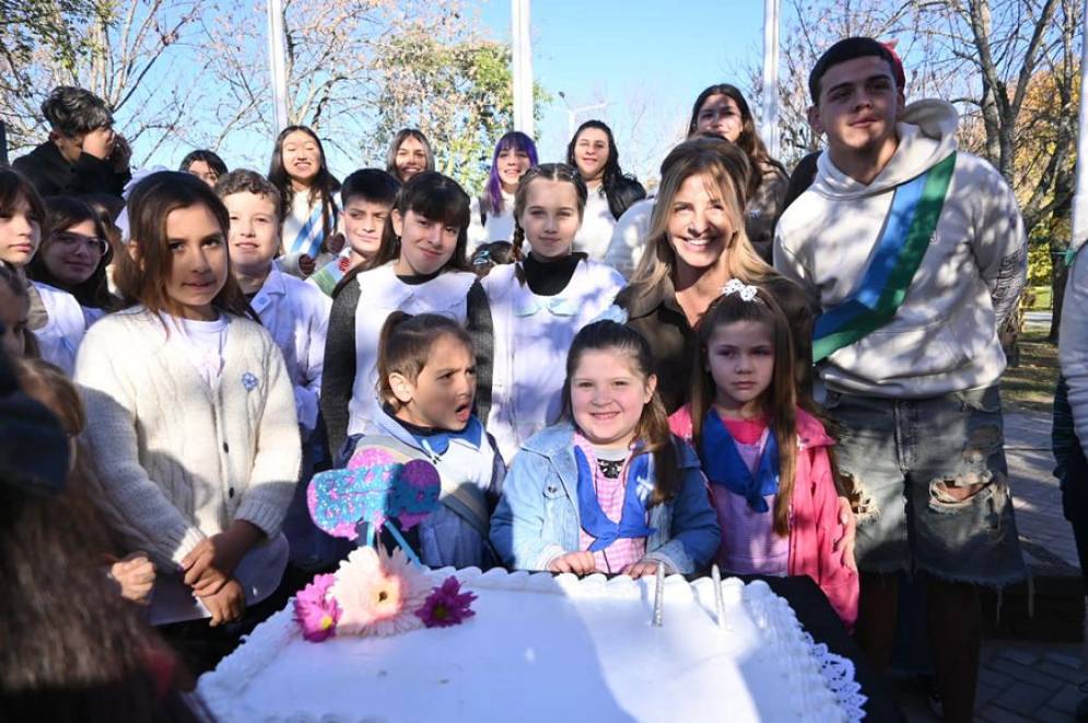 Estuvo la famosa torta de cumpleaños.