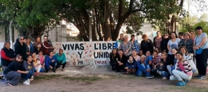 La consigna fue: &quot;Nos queremos #Vivas, #Libres y #Unidas&quot;