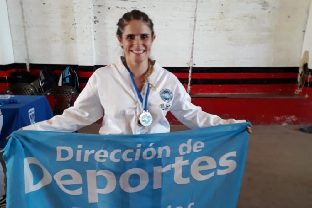 Susana Cattaneo se quedó con la presea de plata. 