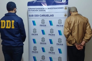 El acusado, detenido en la Sub DDI Ca&ntilde;uelas.