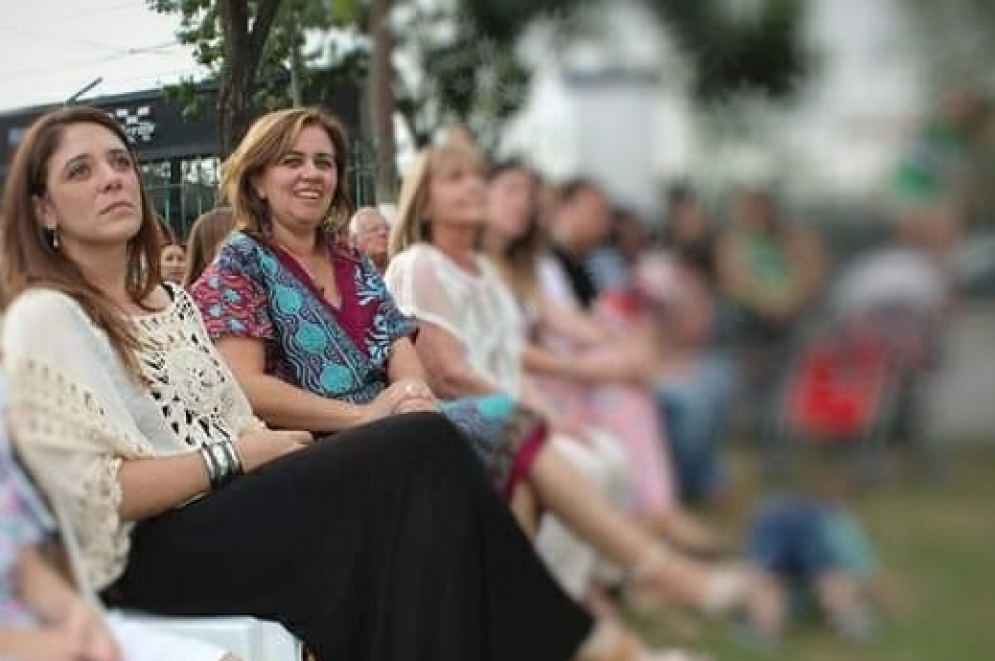 Las hermanas Cecilia y Natalia Blasco.