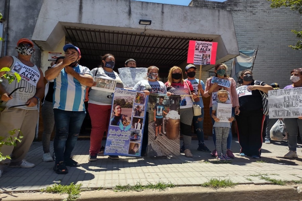 La semana pasada hubo una manifestación al Juzgado N°8.