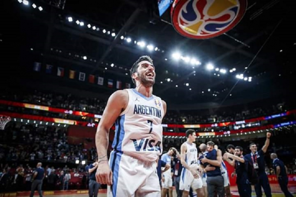 La alegría de Facundo Campazzo, el base.