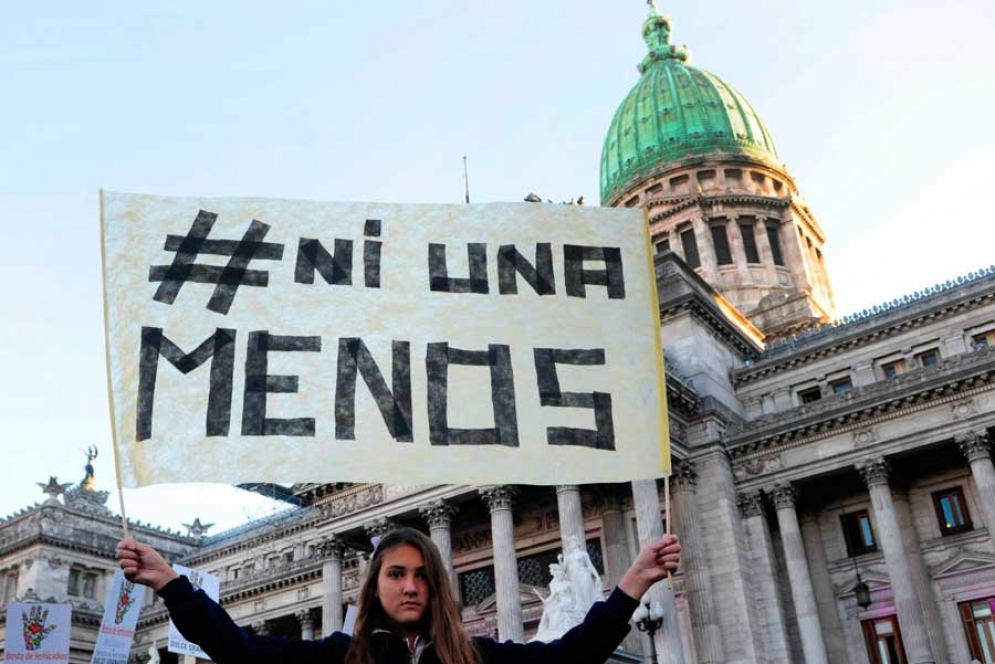 Una de las tantas imágenes que se repite año tras año el 8 de marzo. 