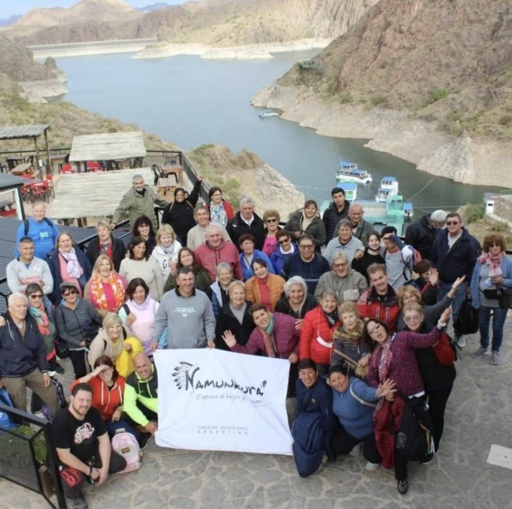 Una de las últimas excursiones que realizó la empresa Namunkurá a San Rafael, Mendoza.