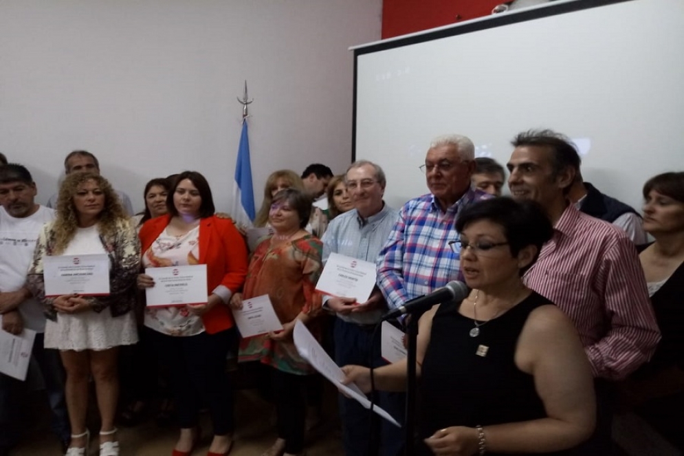 Pereletegui en el momento de su primer discurso como nueva presidenta del Comité. 
