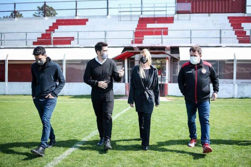 El estadio Arín, uno de los puntos de la recorrida.