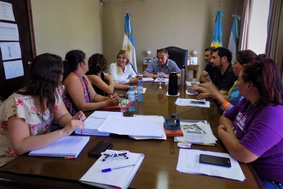 El encuentro se dio en el palacio municipal. 