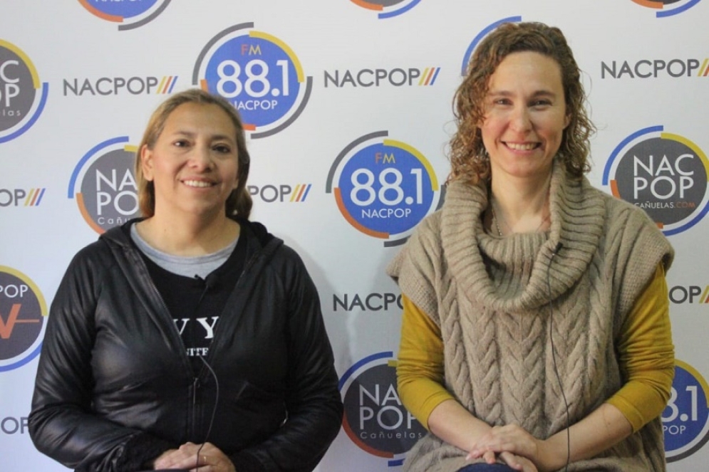 Analia Aguirre y Vanesa Kunsz Viola, organizadoras.