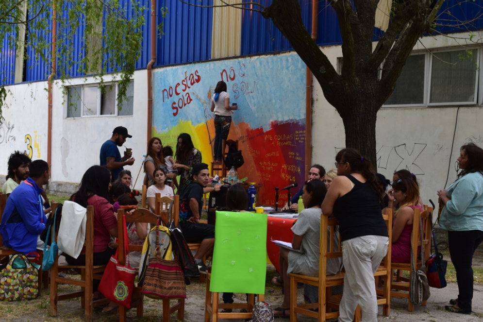 Jornada contra la violencia de género en Máximo Paz