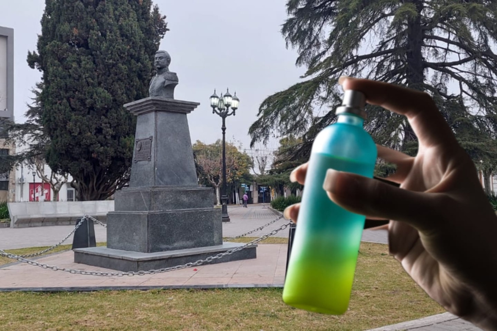 El caso se registró en la Plaza San Martín. 