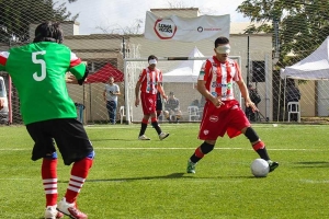 Ca&ntilde;uelas fue sede de una nueva fecha del F&uacute;tbol 5 para ciegos