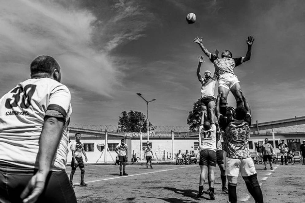 Un line en la Unidad N°43 de Catán.