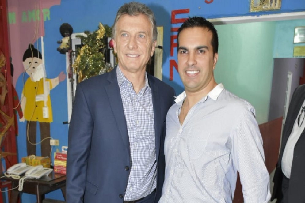 Mauricio Macri y Pablo Campos. 