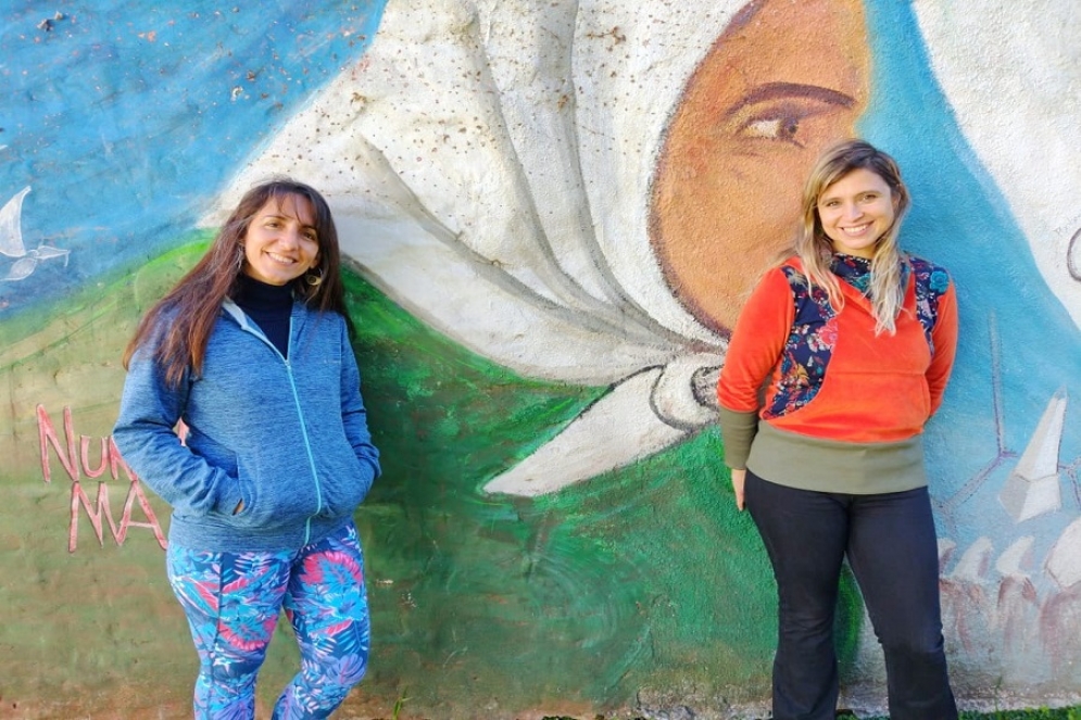 Paulina Salazar y Gema Tocino, artistas cañuelenses.