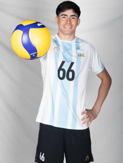 Pablo Denis, el cañuelense que fue citado a la Selección Argentina de Vóley