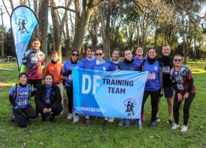 Los competidores de &quot;DF Training Team&quot;, en Lobos.