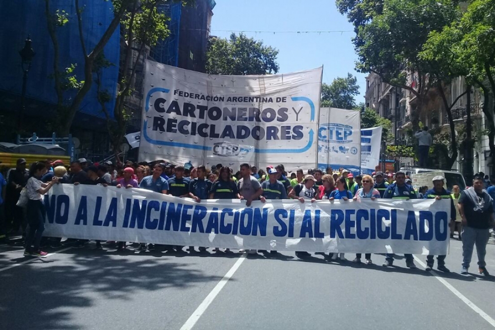 La movilización al Congreso.