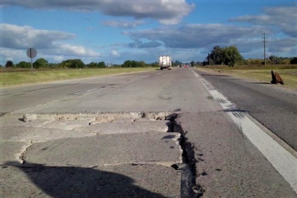El tramo entre Cañuelas y Las Heras de la Ruta 6 es muy difícil de transitar.