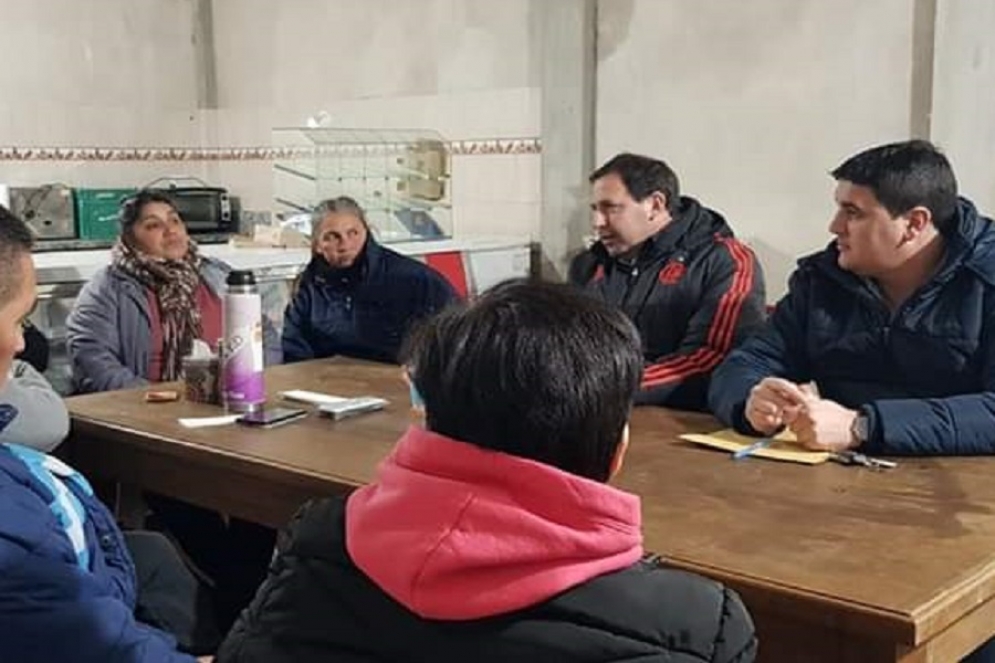 Iturmendi junto a Alem, la semana pasada en Villa María, de Máximo Paz.