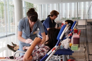 A buen ritmo, terminó una nueva jornada de donación de sangre