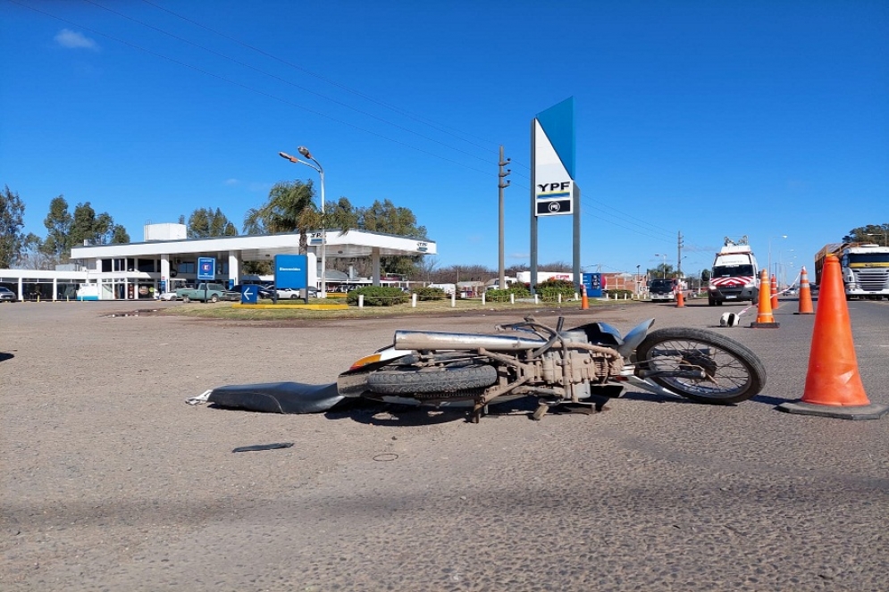 El accidente ocurrió en el peligroso trayecto de la Ruta 205.