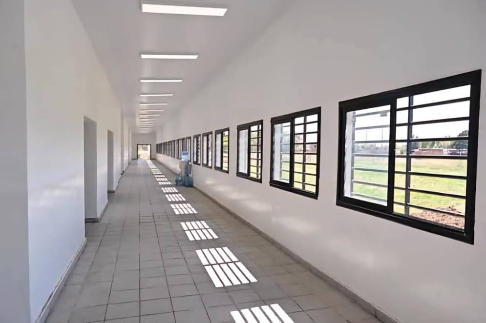 Los trabajos del interior del edificio finalizados.