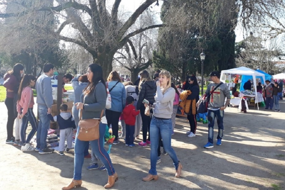 Las feriantes coincidieron en que fue una gran convocatoria.